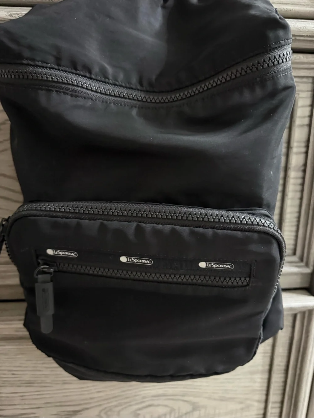 Lesportsac Black Nylon Mini Backpack